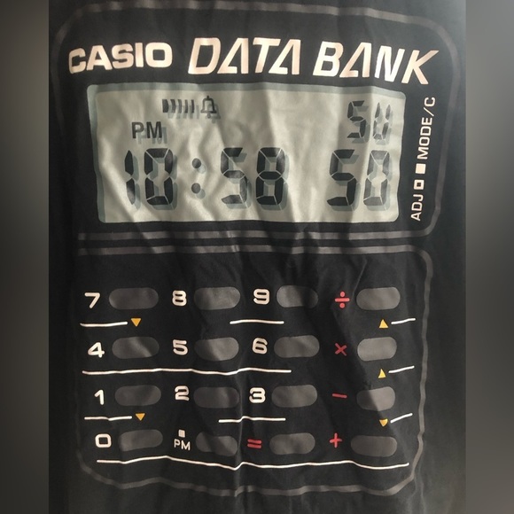 CASIO DATA BANK Uniqlo UT T-Shirt 2018 Rare Limited Edition - Picture 8 of 9